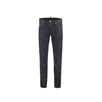 Dsquared2 Blue Cotton Skinny Jeans
