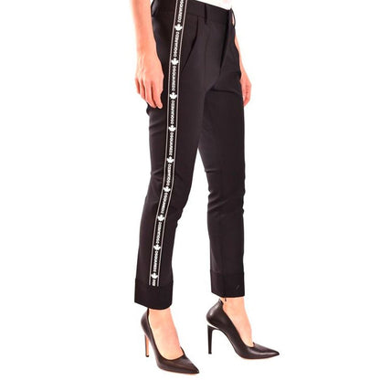 Dsquared2 Black Wool Dress Pants