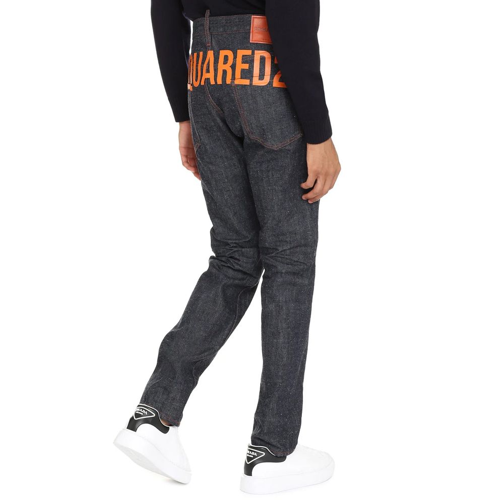Dsquared2 Blue Cotton Skinny Jeans