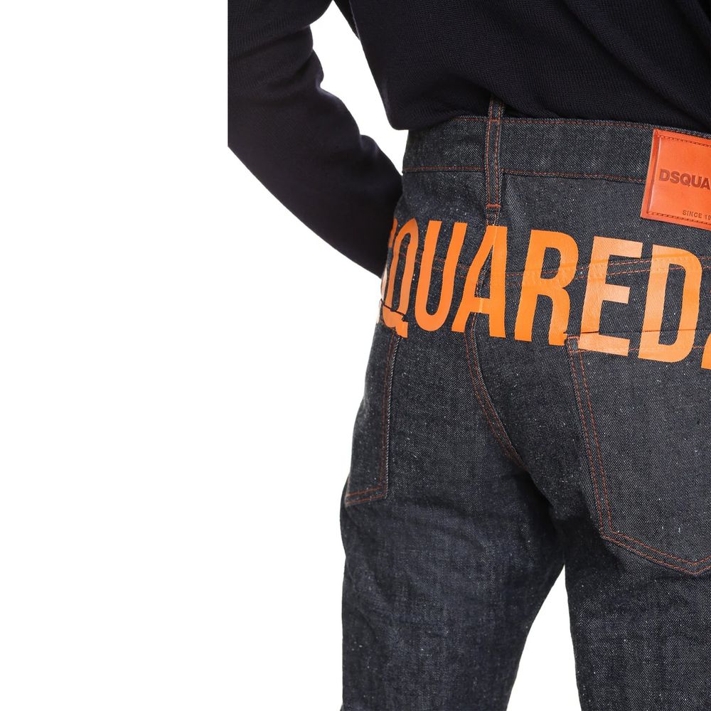 Dsquared2 Blue Cotton Skinny Jeans