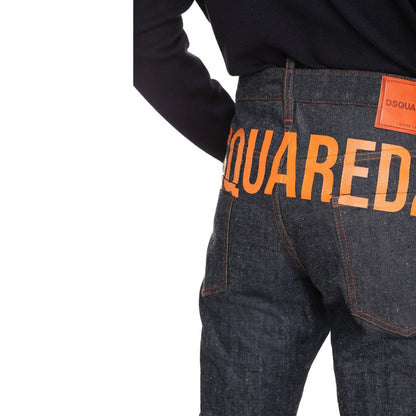 Dsquared2 Blue Cotton Skinny Jeans