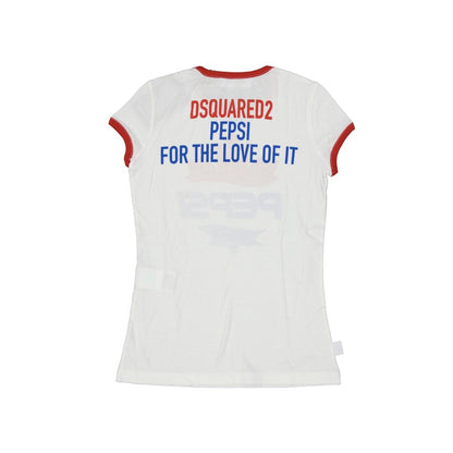 Dsquared2 White Cotton T-Shirt
