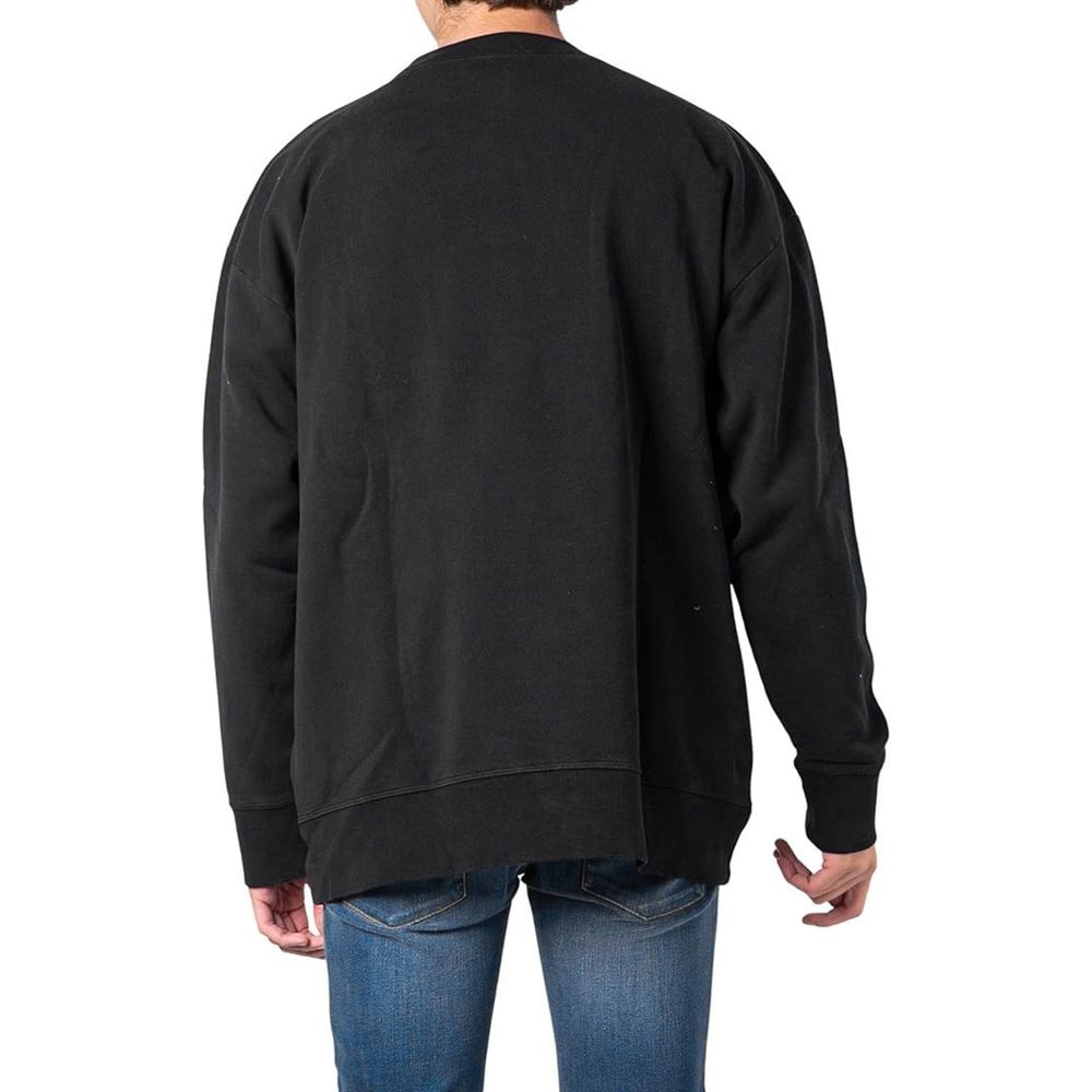 Dsquared² Black Cotton Sweatshirt: Essential Urban Luxe