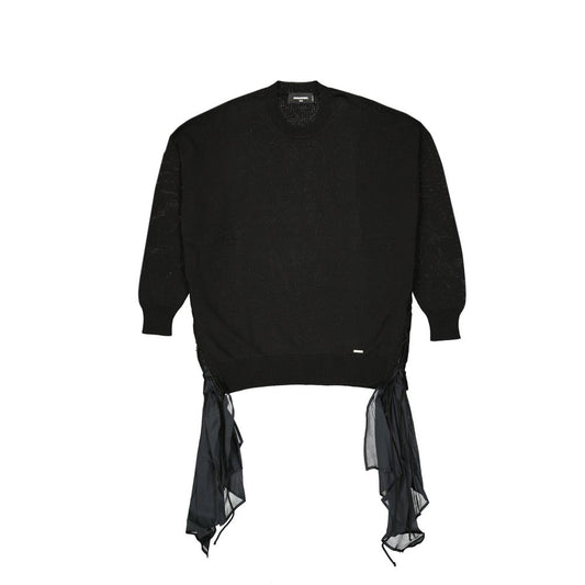 Dsquared2 Black Cotton Sweatshirt