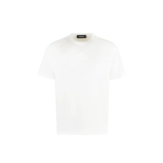 Dsquared2 White Cotton T-Shirt - Elevate Your Casual Wardrobe