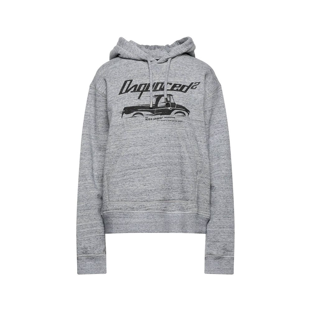 Dsquared2 Gray Cotton Sweatshirt