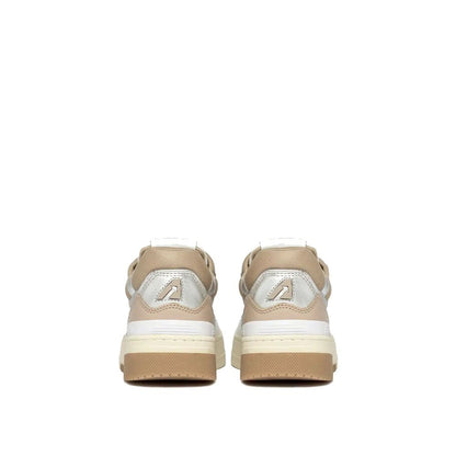 Autry White Leather Low Top Sneakers for Women