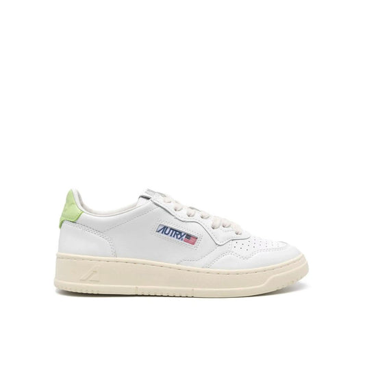 Autry White Leather Low Top Sneakers for Women