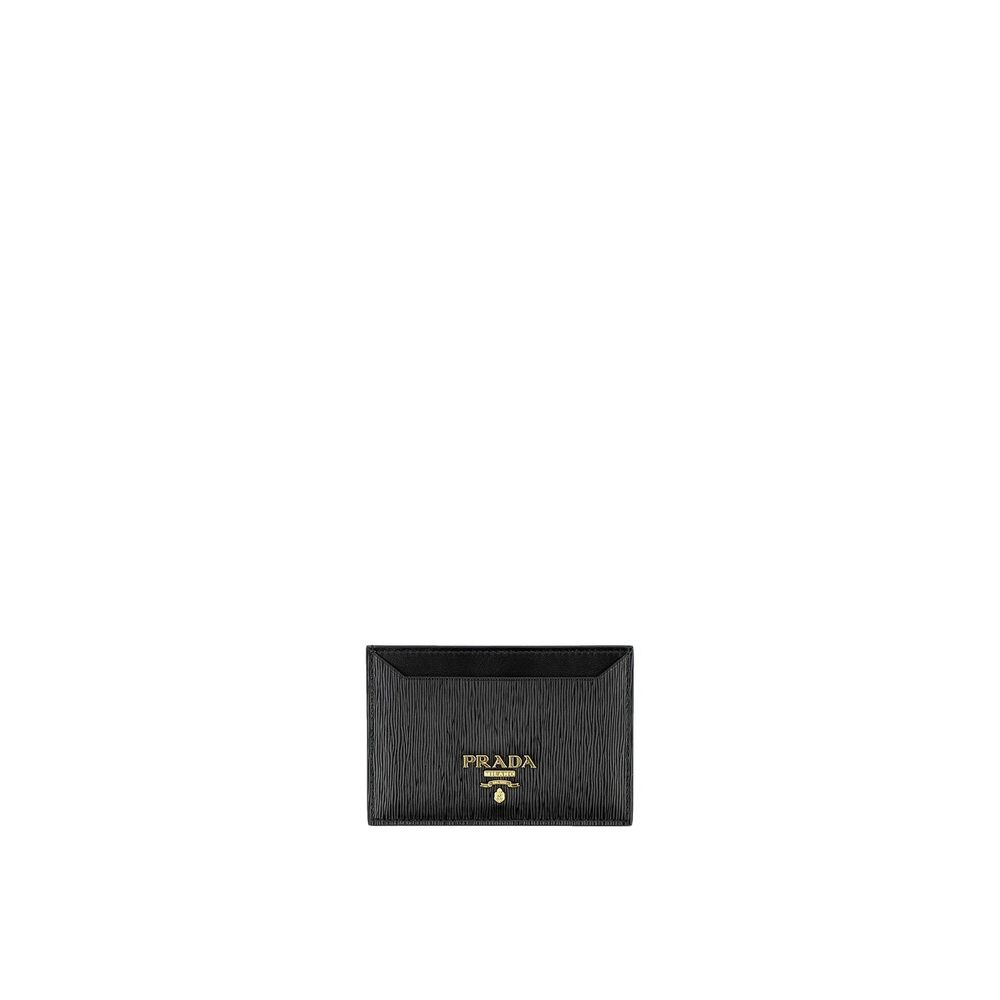 Prada Black Calfskin Wallet – A Refined Accessory for Modern Luxury