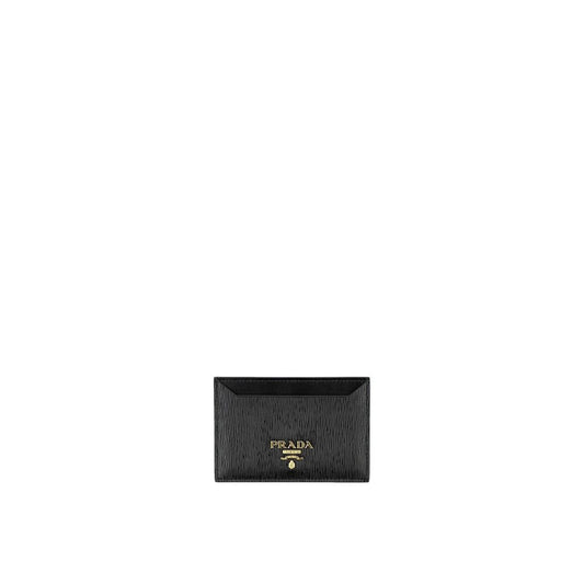 Prada Black Calfskin Wallet – A Refined Accessory for Modern Luxury
