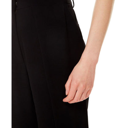Balmain Black Viscose Casual Pants - Effortless Luxury with a Bold Edge