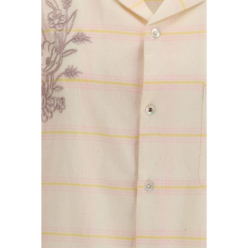 Bazist Multicolor Cotton Shortsleeve Shirt