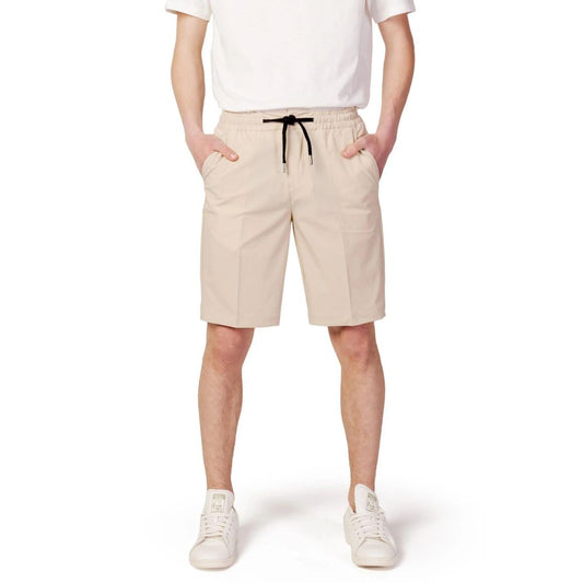 Suns Beige Nylon Shorts for Men