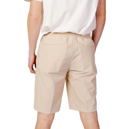 Suns Beige Nylon Shorts for Men