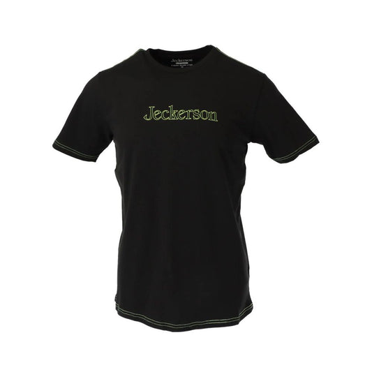 Jeckerson Black Cotton T-Shirt - Timeless Comfort and Style