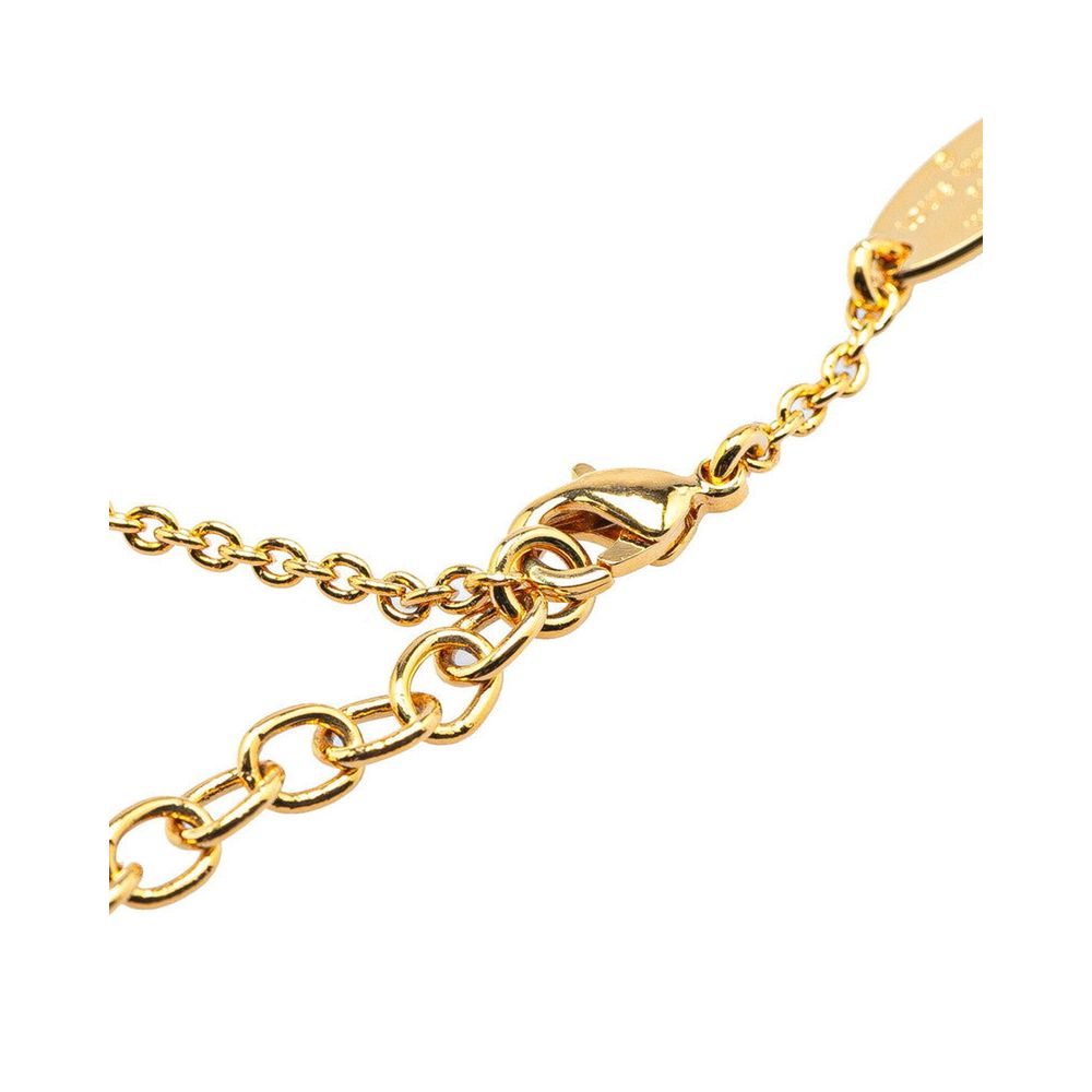 Louis Vuitton Essential V Necklace in Gold Metal