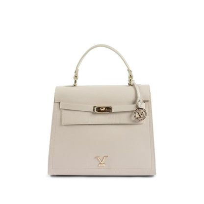 19V69 Italia Beige Leather Handbag: Luxury Meets Practicality