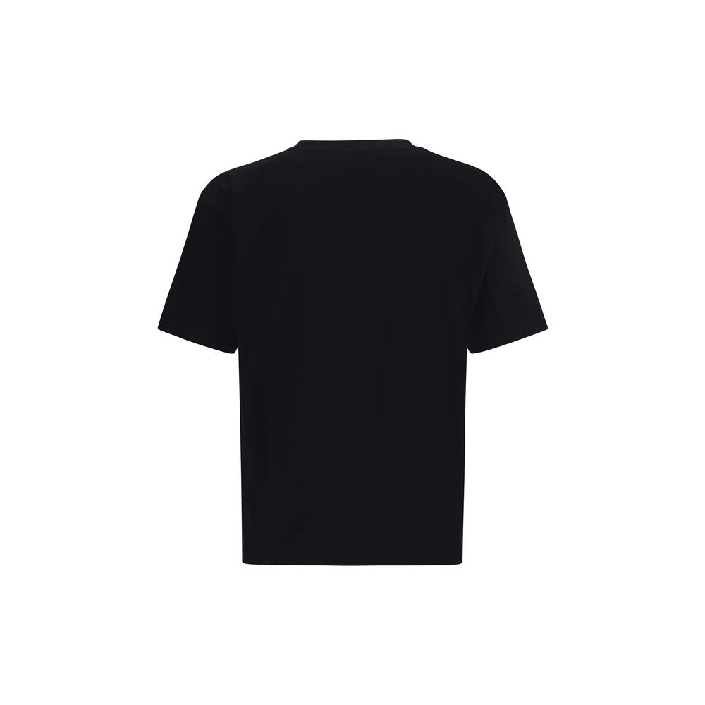 Valentino Black Cotton Made in Valentino T-Shirt