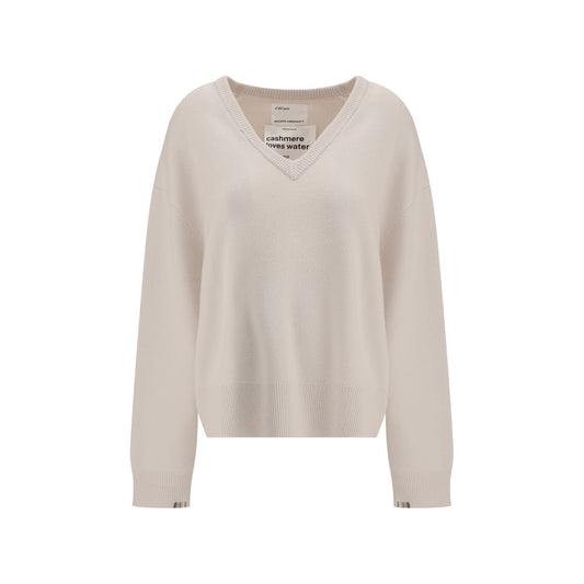 Extreme Cashmere White Cashmere Cashmere Sweater - n°457 Jack
