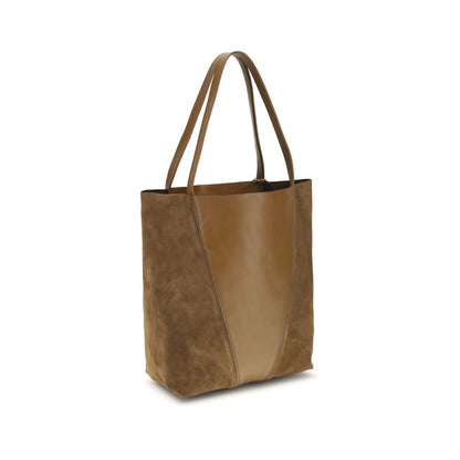 Chloé Brown Leather Spin Shoulder Bag
