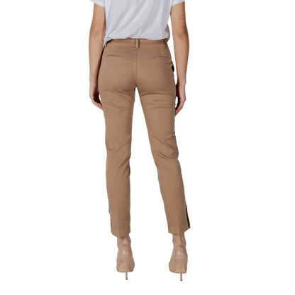 Liu Jo Beige Cotton Chino Pants - Elegance Meets Comfort