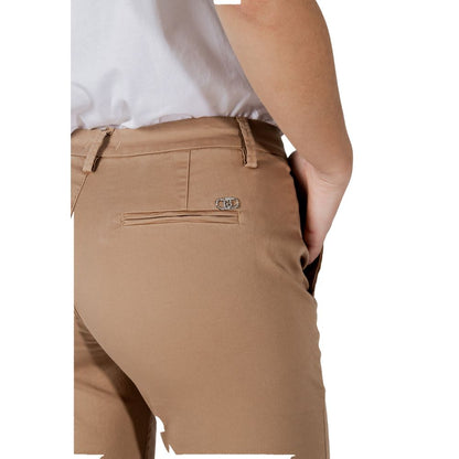 Liu Jo Beige Cotton Chino Pants - Elegance Meets Comfort