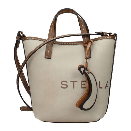 Stella McCartney Beige Logo Tote Bag