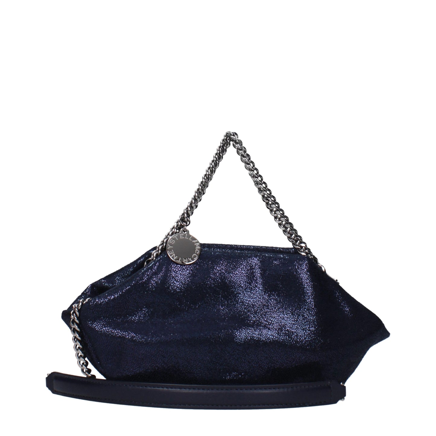 Stella McCartney Metallic Navy Blue Falabella Handbag