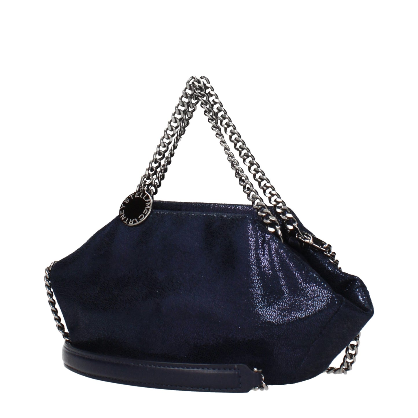 Stella McCartney Metallic Navy Blue Falabella Handbag