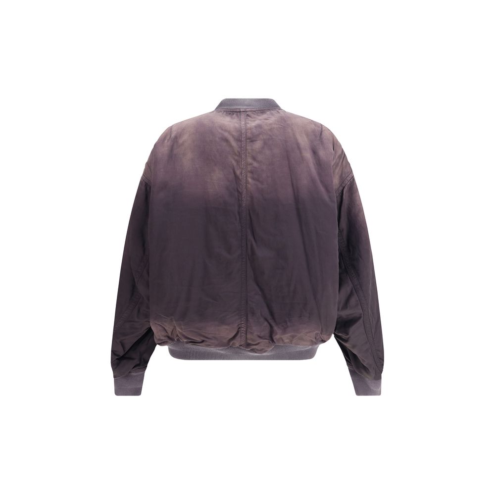Maison Mihara Yasuhiro Aged Flight Jacket - Black Rayon