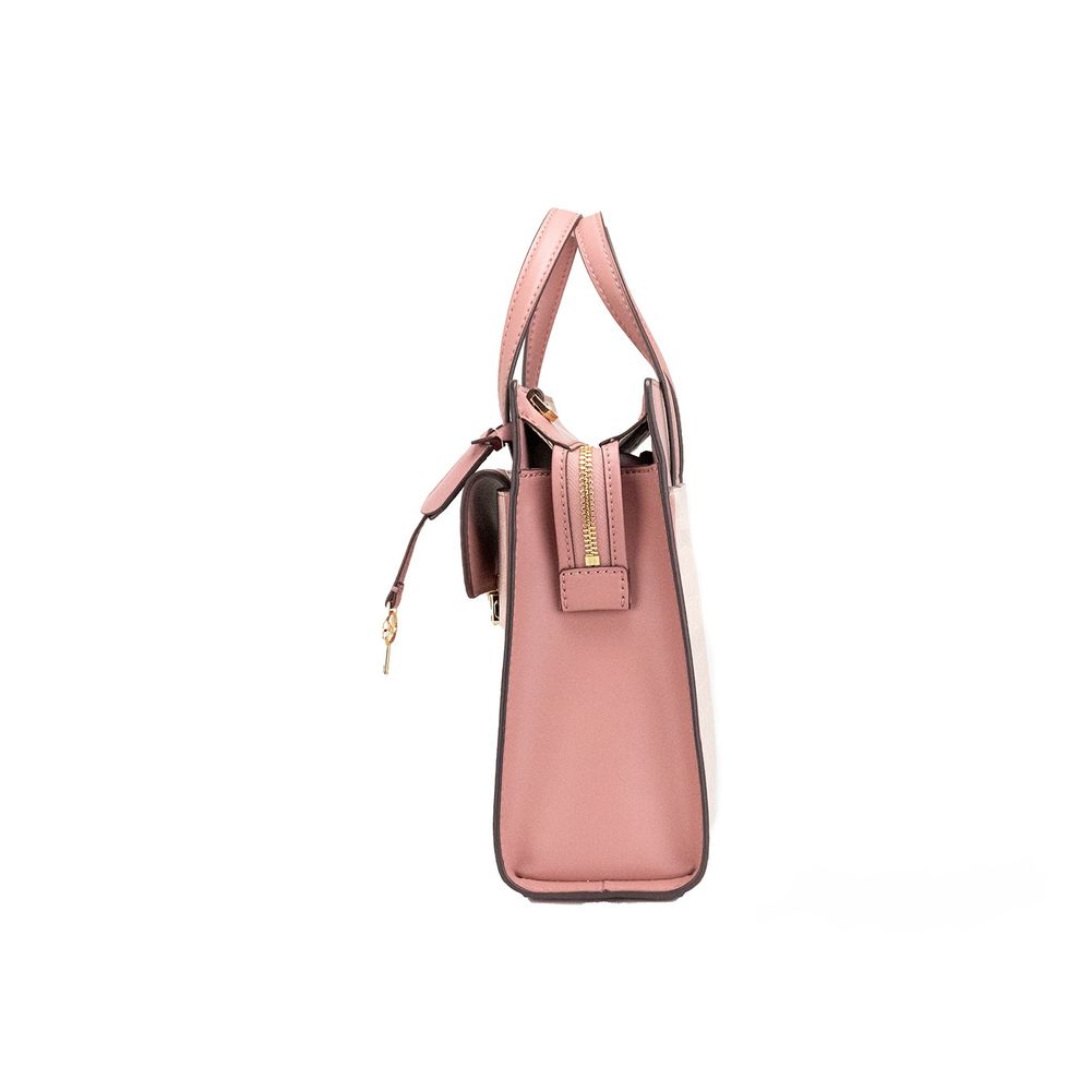 Michael Kors Multicolor PVC Crossbody Bag - Cece Small Dark Powder Blush