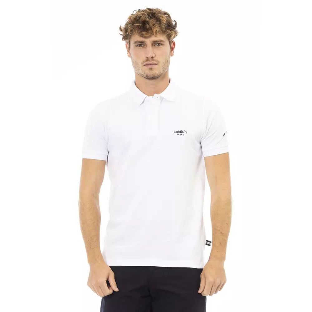 Baldinini Trend Black Cotton Polo Shirt - A Classic Essential