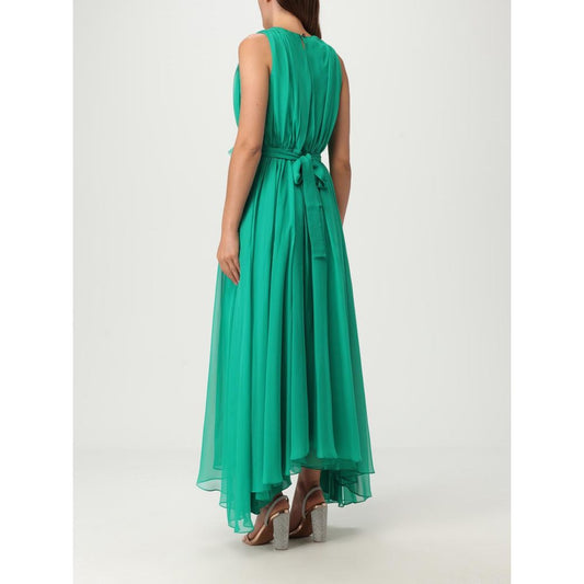 Liu Jo Bicolor Polyester Casual Dress in Green