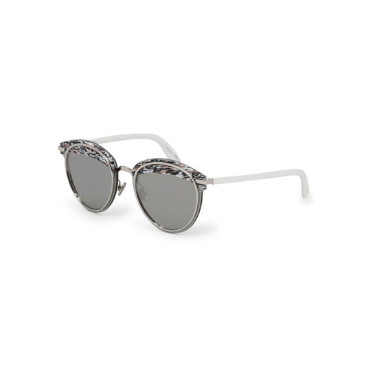 Dior Gray Metal Glasses - Elegant Womens Sunglasses