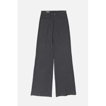 GAS Gray Polyester Casual Pants