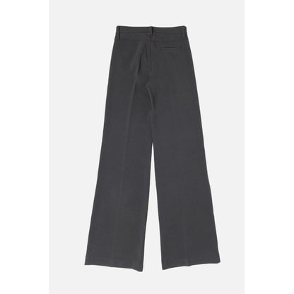 GAS Gray Polyester Casual Pants
