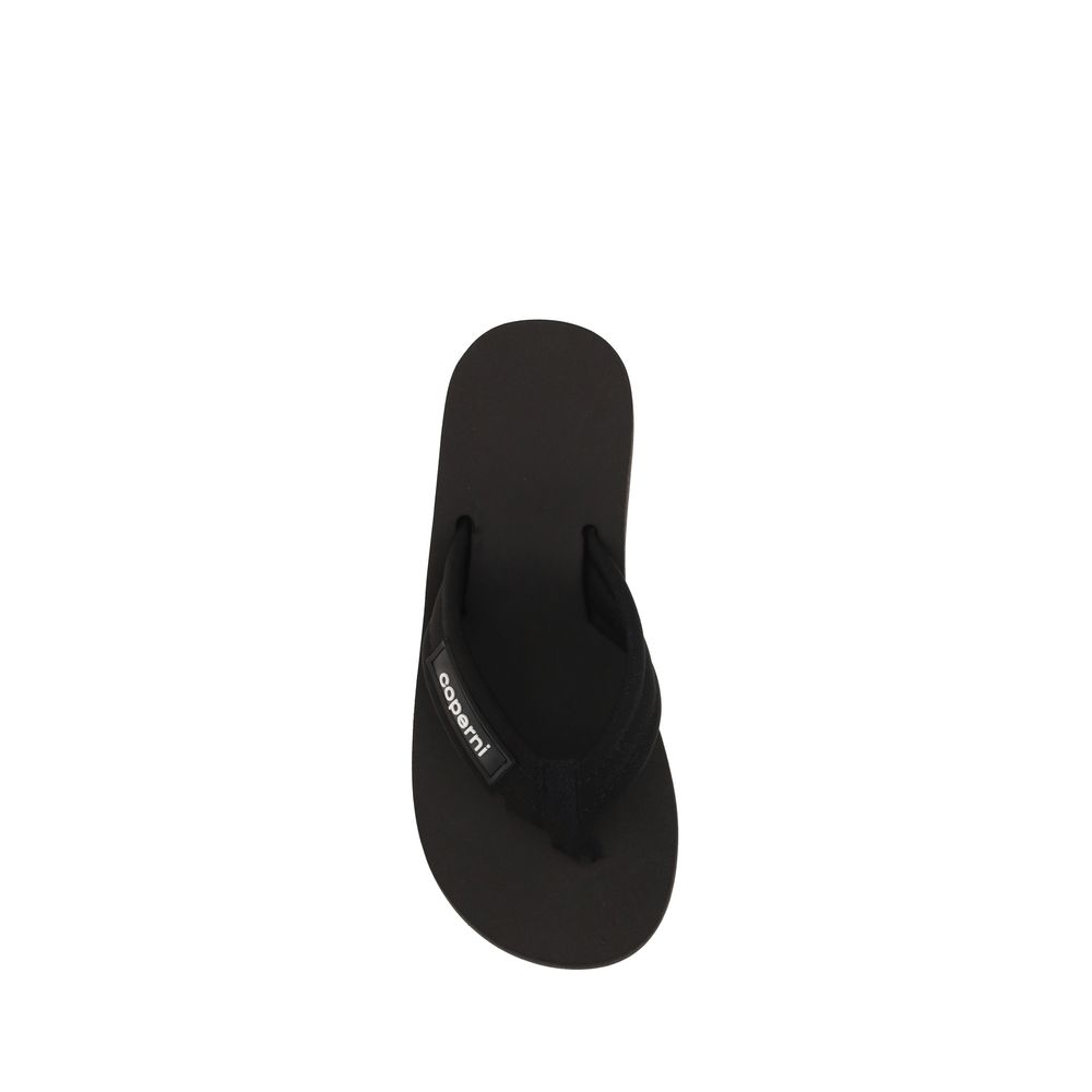 Coperni Black Polyamide Platform Sandals