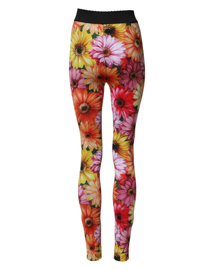 Dolce & Gabbana Colourful Floral Leggings