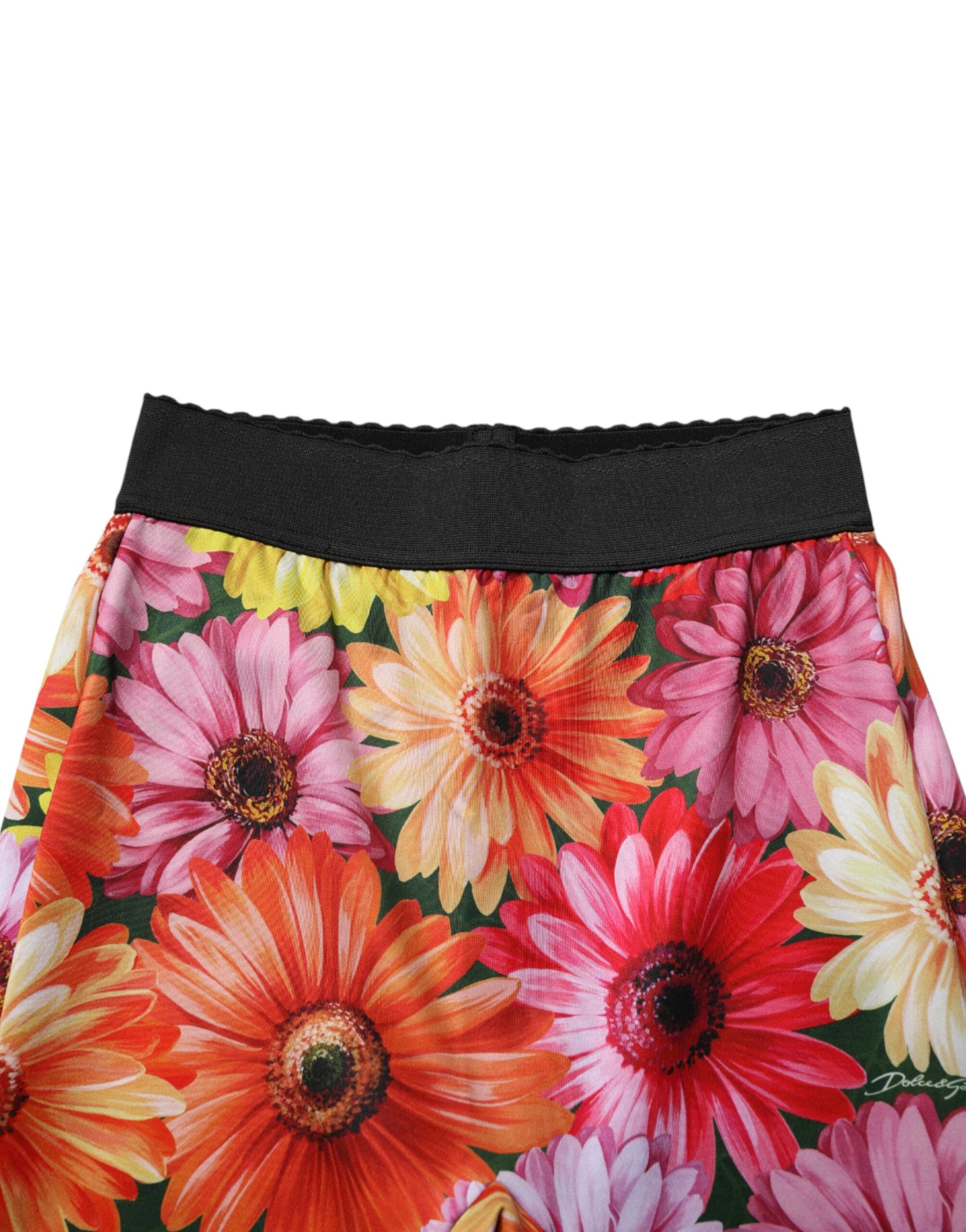 Dolce & Gabbana Colourful Floral Leggings