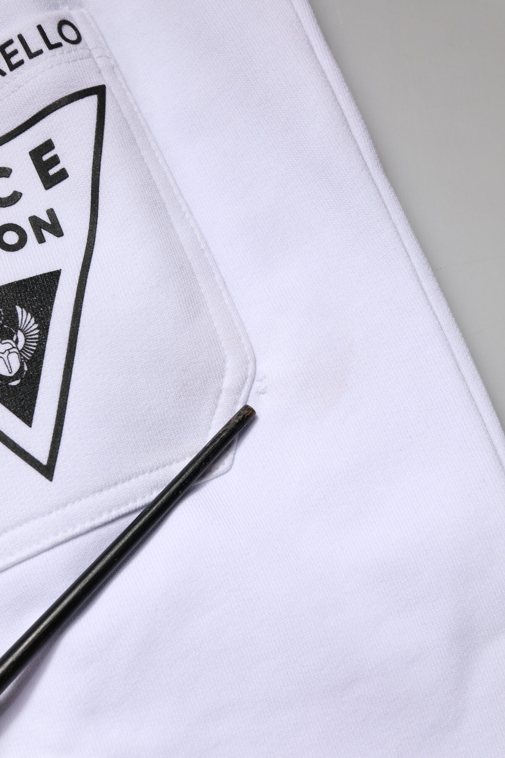 Frankie Morello Black White Skinny Jogger Sweatpants Pants