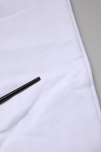 Frankie Morello Black White Skinny Jogger Sweatpants Pants