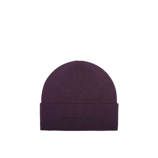 Givenchy Purple Wool Beanie: A Statement of Elegance and Edge