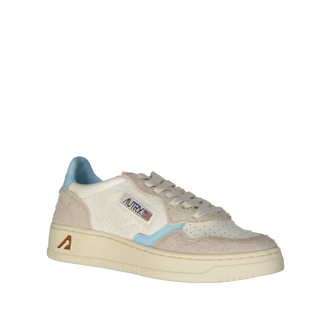 Autry White Leather Low Top Sneakers for Women