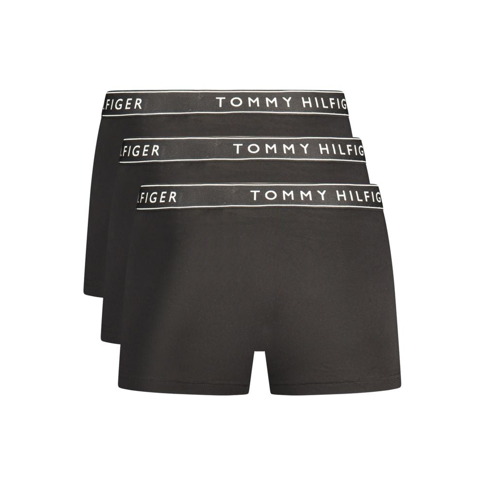 Tommy Hilfiger Black Cotton Boxers - Tri Pack