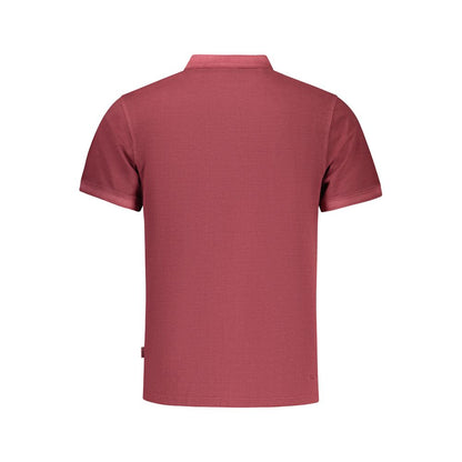 Pepe Jeans Red Cotton Polo Shirt - Sustainable Style Meets Modern Design