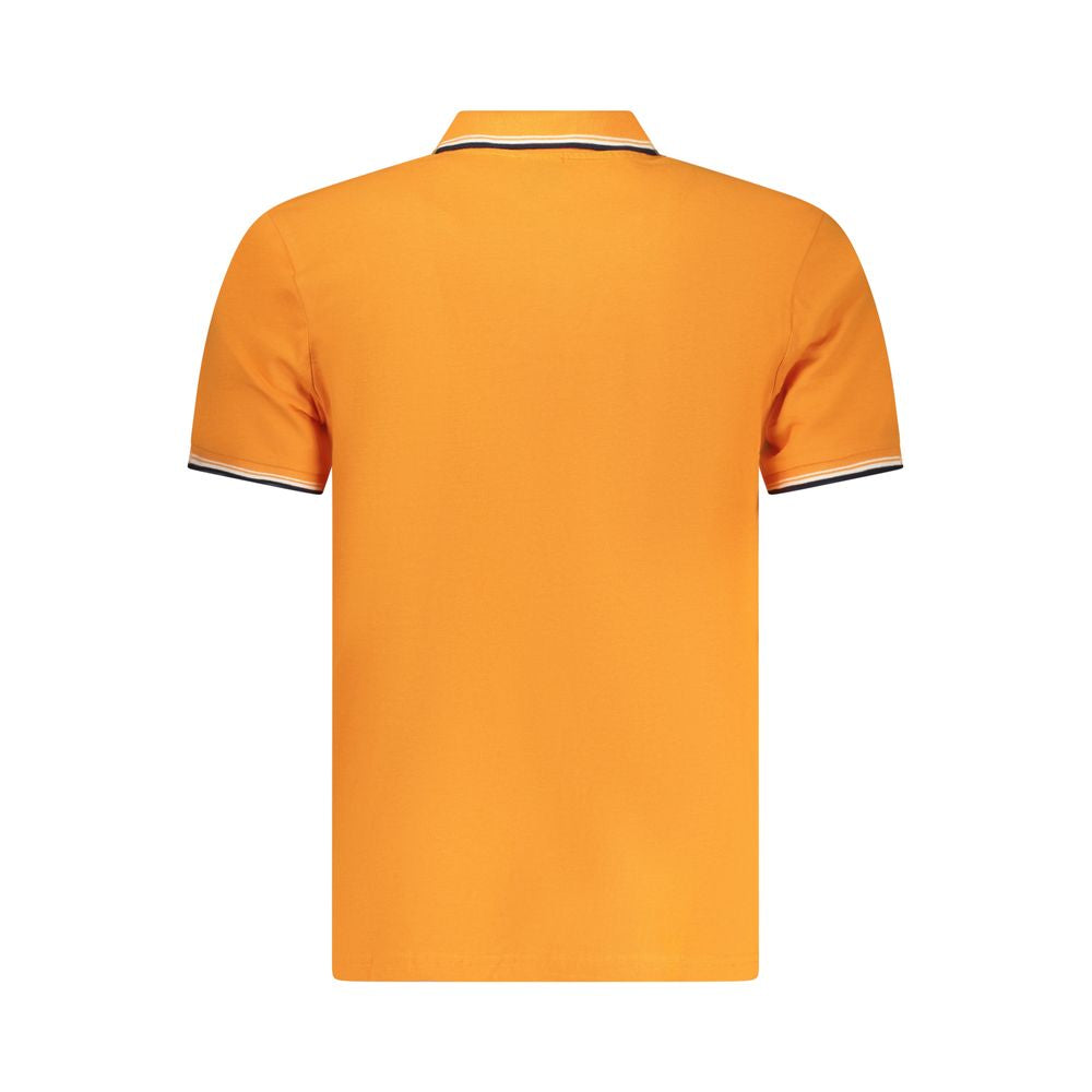 North Sails Arancione Cotton Men Polo Shirt