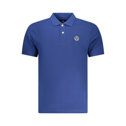 North Sails Blu Cotton Men Polo