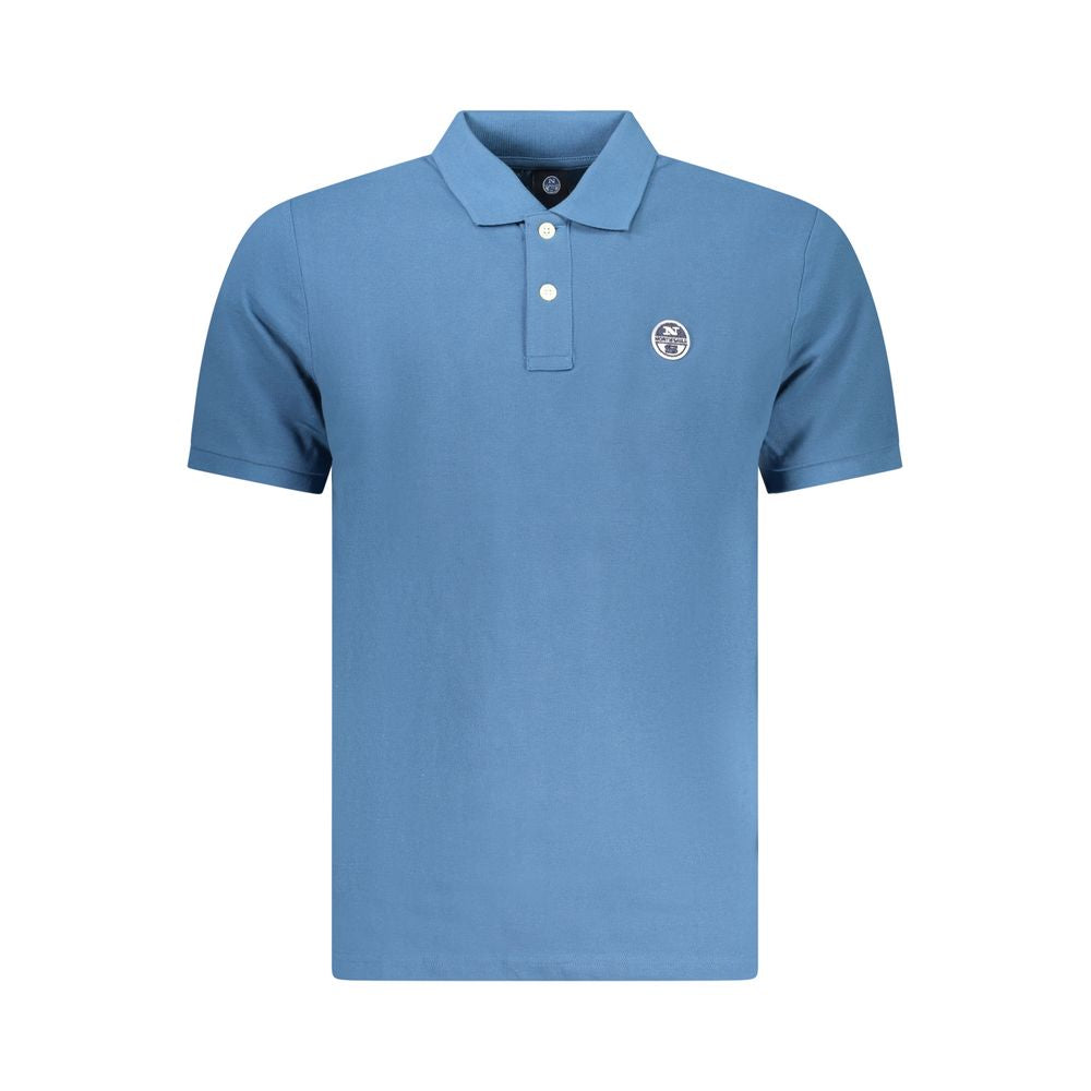 North Sails Blue Cotton Men Polo Shirt in Rosso Red