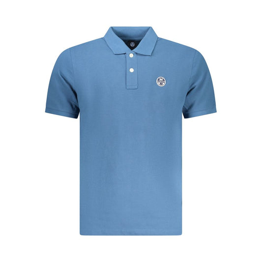 North Sails Blue Cotton Men Polo Shirt in Rosso Red