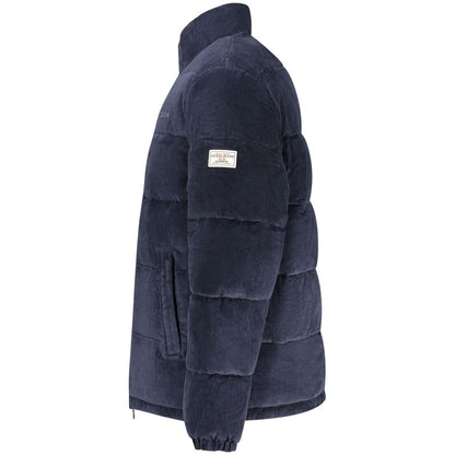 GUESS JEANS Blue Polyester Men's Jacket